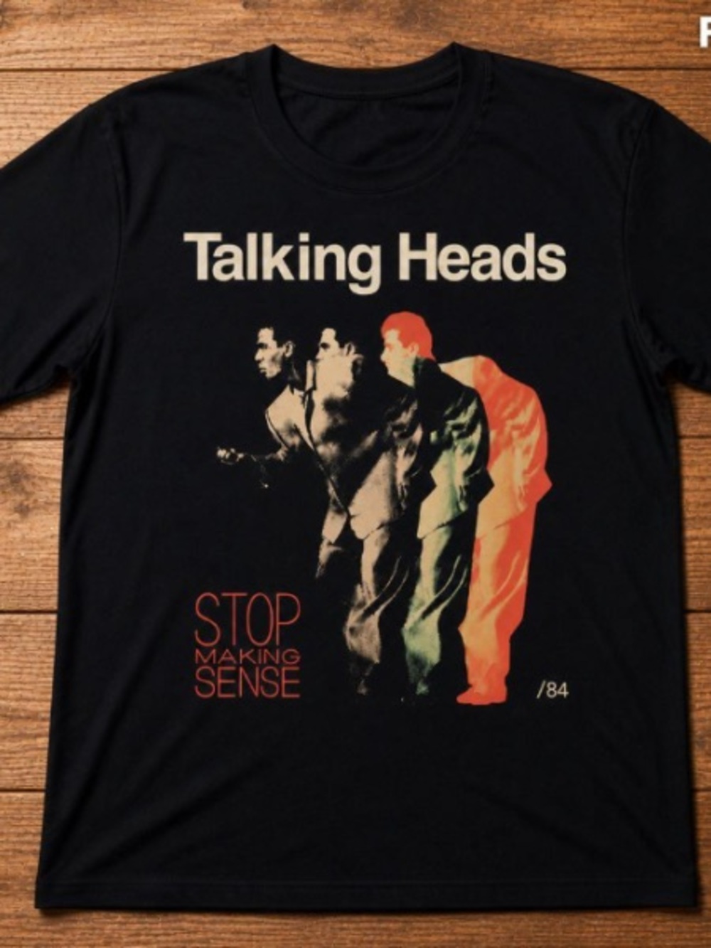 Talking Heads 'Stop Making Sense' Graphic Tee - Black